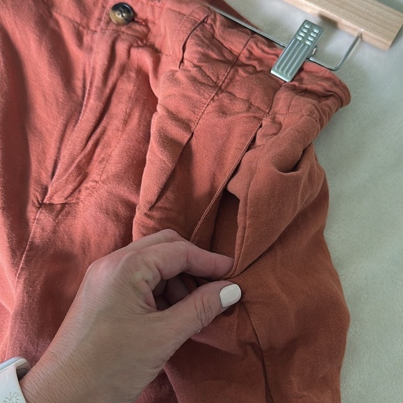 Madewell Rusty Brown Chinos Relaxed Fit High-Waisted - Picture 4 of 9